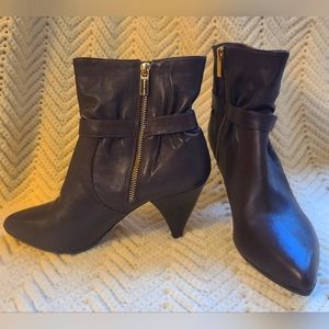 Michael Kors Dark Brown Ankle Boots